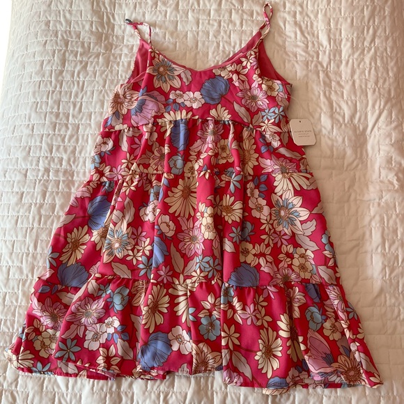 Altar’d State Jaime Sleeveless Pink Floral Mini Dress Size XS - Picture 1 of 7